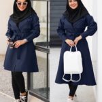 مانتو دانشجویی دو یقه