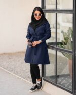 مانتو دانشجویی دو یقه - تصویر 8