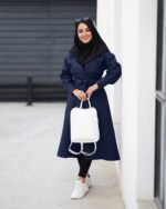 مانتو دانشجویی دو یقه - تصویر 9