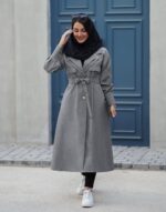 مانتو دانشجویی دو یقه - تصویر 15