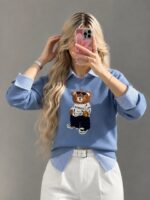 ست شومیز ودورس تدی - تصویر 6
